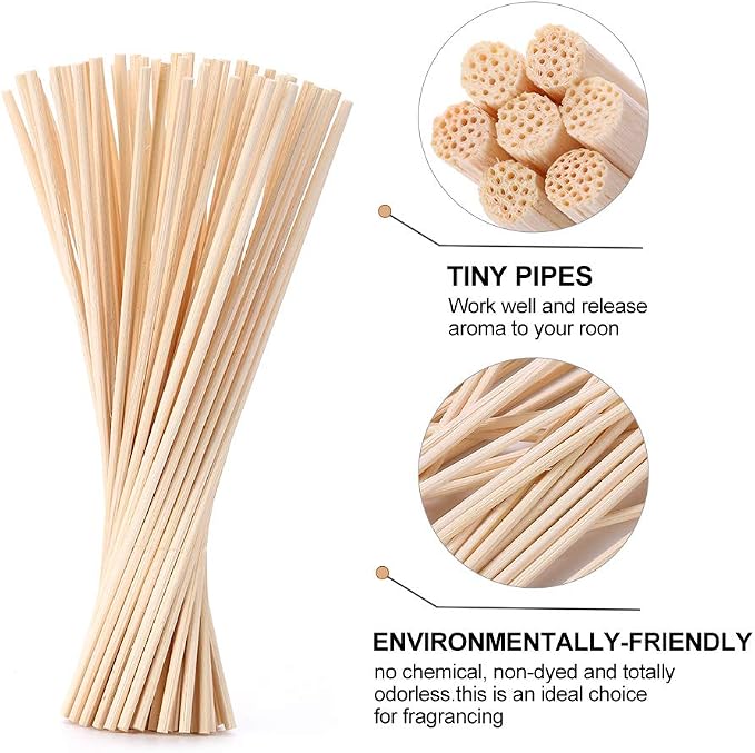 7 Inch Reed Diffuser Sticks,-Diffuser Sticks-Reed Diffuser- Reed Sticks Aroma Diffuser Sticks for Aroma Fragrance(100 PCS)