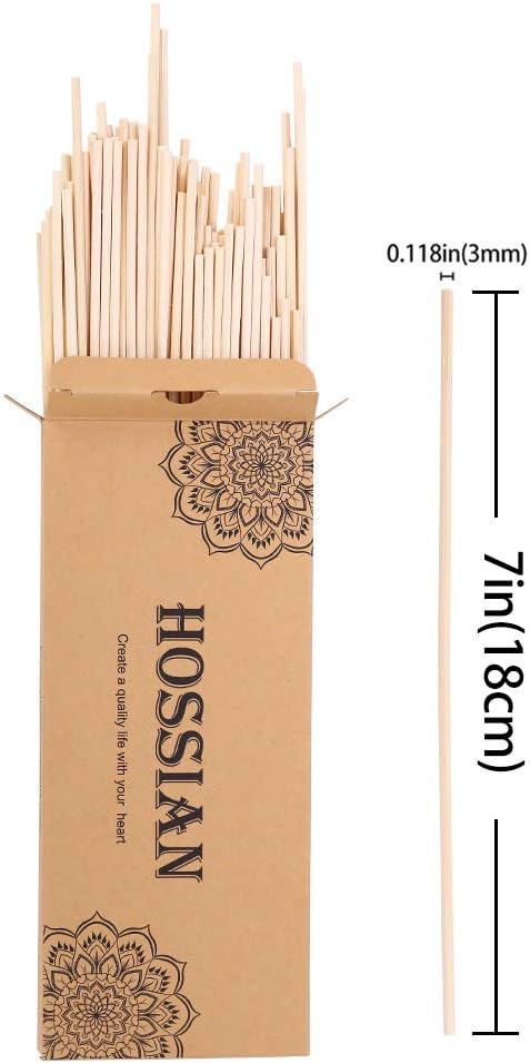 7 Inch Reed Diffuser Sticks,-Diffuser Sticks-Reed Diffuser- Reed Sticks Aroma Diffuser Sticks for Aroma Fragrance(100 PCS)