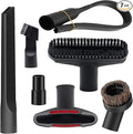 7 Pcs Universal Vacuum Cleaners Accessories 1 1/4 inch & 1 3/8 inch Vacuum Attachments Kit with Wet Dry Plastic Vacuum Hose