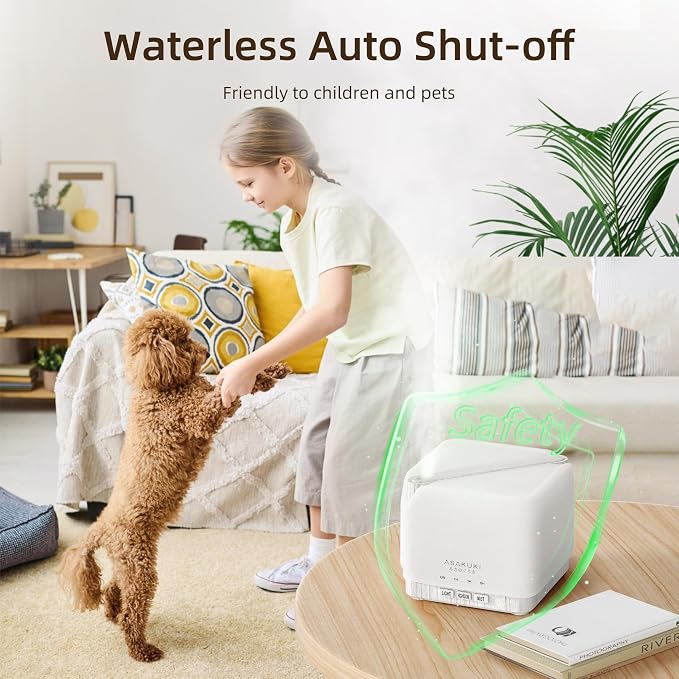 700 ml Premium Essential Oil Diffuser, 5 in 1 Ultrasonic Aromatherapy Fragrant Oil Vaporizer Humidifier, alternate product