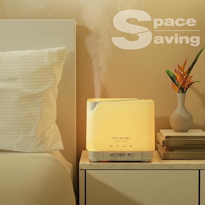 700 ml Premium Essential Oil Diffuser, 5 in 1 Ultrasonic Aromatherapy Fragrant Oil Vaporizer Humidifier, alternate product