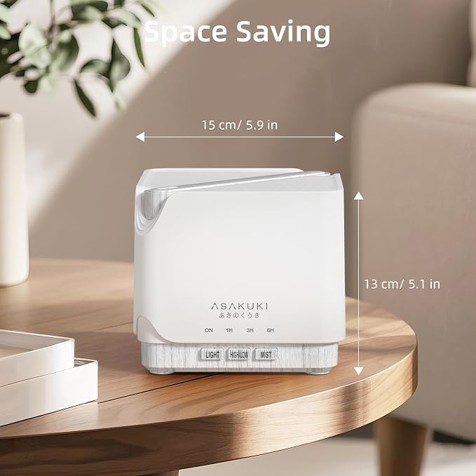 700 ml Premium Essential Oil Diffuser, 5 in 1 Ultrasonic Aromatherapy Fragrant Oil Vaporizer Humidifier, alternate product
