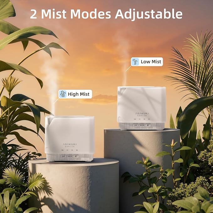 700 ml Premium Essential Oil Diffuser, 5 in 1 Ultrasonic Aromatherapy Fragrant Oil Vaporizer Humidifier, alternate product