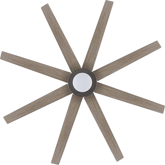 72" Ceiling Fan with Light and Remote Control, 6 Speed Reversible DC Motor, Dimmable LED Light, for Home and Commercial Use