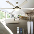 72 Inch Ceiling Fans with Lights and Remote Control,Indoor/Outdoor Flush Mount Low Profile Commercial Reversible Dimmable