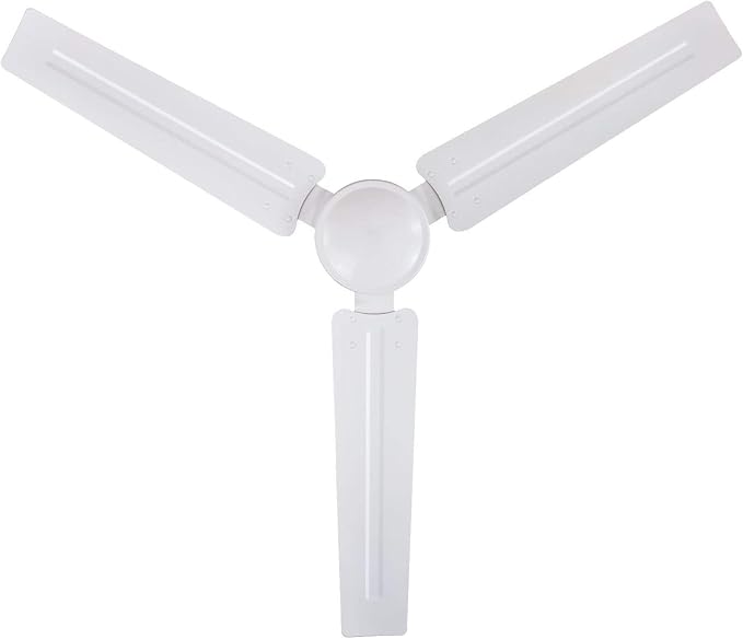 7237900 Jax, Modern Industrial Style Ceiling Fan with Remote Control, 56 Inch, White Finish, alternate product view 3