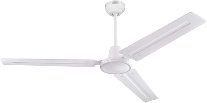 7237900 Jax, Modern Industrial Style Ceiling Fan with Remote Control, 56 Inch, White Finish, alternate product view 5