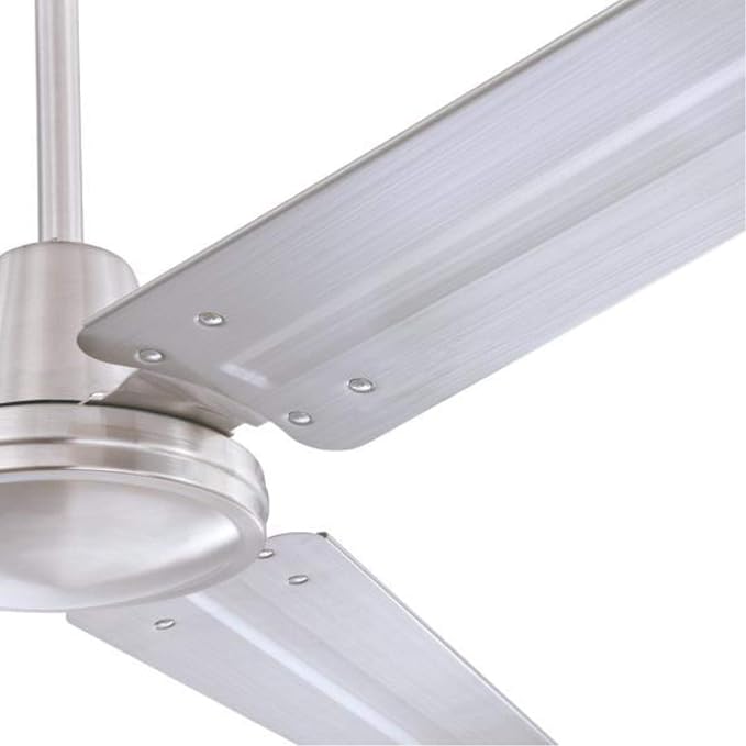 7238100 Jax, Modern Industrial Style Ceiling Fan with Remote Control, 56 Inch, Brushed Nickel Finish, alternate product view