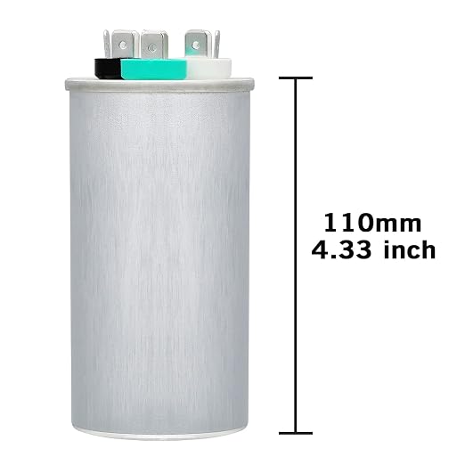 75/7.5 uF 75+7.5 MFD 370V or 440V Dual Run Start Round A/C Capacitor CBB65 CBB65B Air Conditioner Capacitors for, alternate