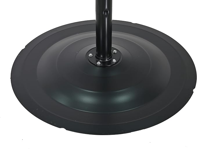 77723; Outdoor Waterproof IPX4 Rated Industrial Pedestal Fan, Non-Oscillating 24" Fan with Adjustable Height Stand and