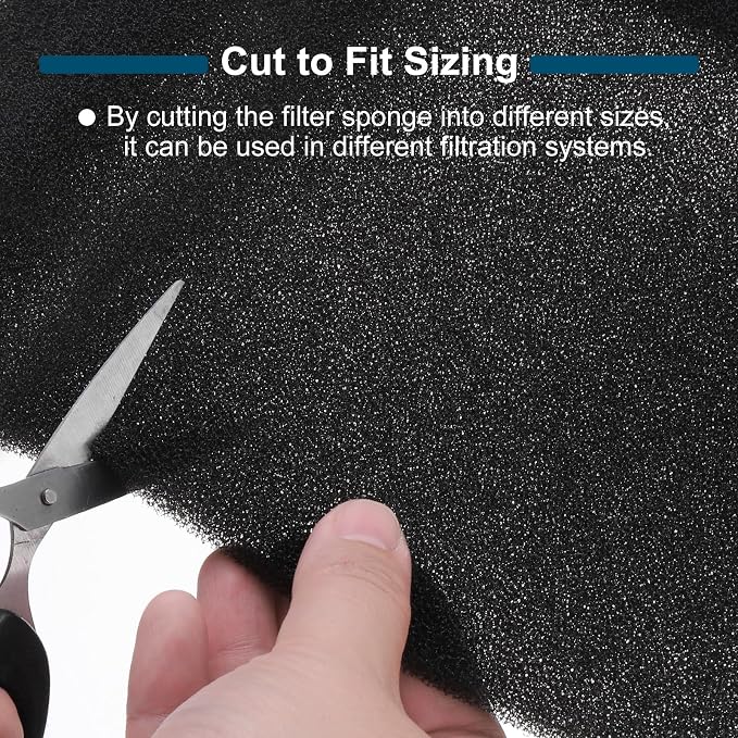 79" x 16" x 0.1" Air Conditioner Filter Replacement, 2Pcs Washable Reusable Cut to Fit Foam Filter Air Filter for RV AC Vent