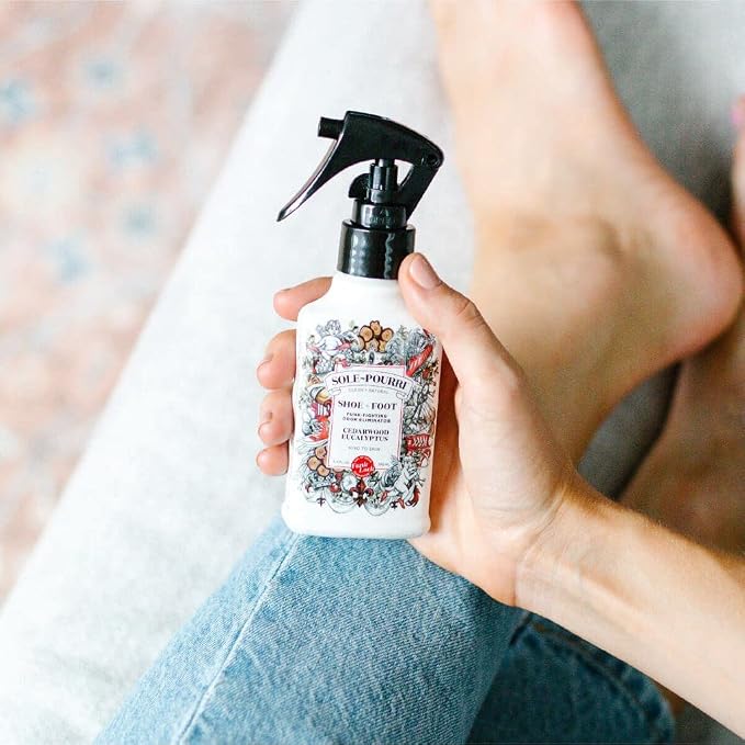 7E Sole- Shoe Deodorizer + Foot Spray, 3.4 Fl Oz, Up to 150 Uses, Funk-Fighting Odor Freshener with Essential Oils, alternate