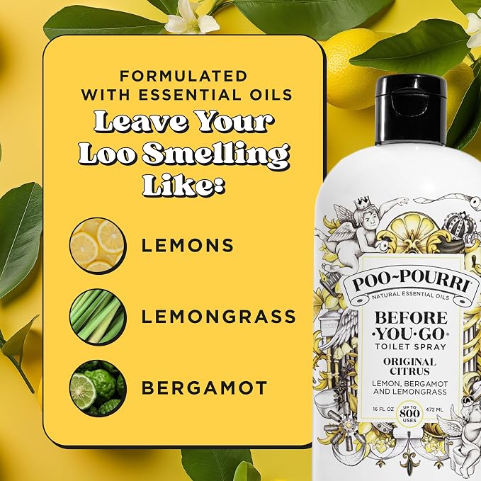 7EPourri Before-You-Go Toilet Spray Refill, Original Citrus, 16 Fl Oz, Up to 800 Uses, alternate product view 8