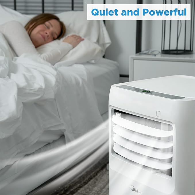 8,000 BTU (5300 BTU SACC) 3-in-1 Portable Air Conditioner, Dehumidifier, Fan Cools up to 175 sq ft with Remote Control
