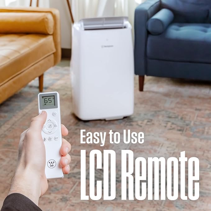 8,000 BTU Air Conditioner Portable For Rooms Up To 350 Square Feet, Portable AC with Home Dehumidifier, Smart Wi-Fi Enabled