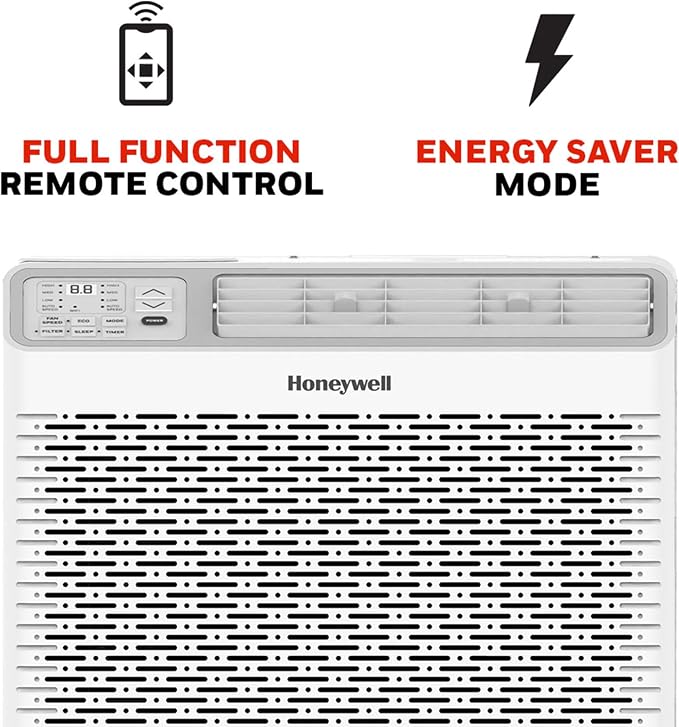 8,000 BTU Digital Window Air Conditioner, Remote, 4 Modes, Eco, 350 sq ft Coverage, alternate product view 2