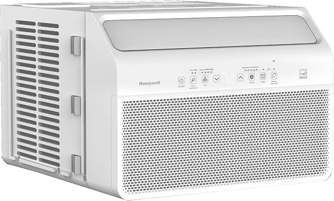 8,000 BTU Inverter Digital Window Air Conditioner, Ultra Quiet, 4 Modes, Eco, 550 sq ft Coverage, 35% Energy Savings, Remote