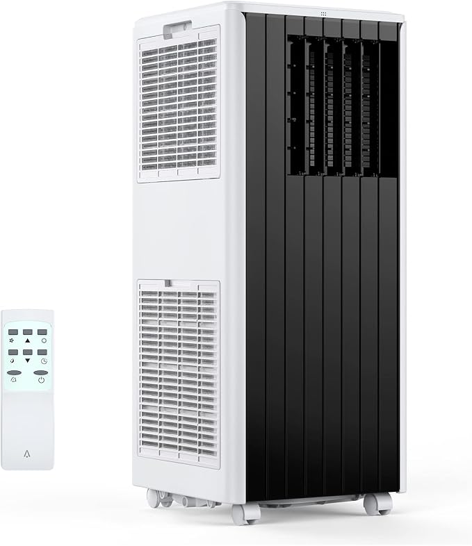 8,000 BTU Portable Air Conditioner, Air Conditioners Cools Up to 350 Sq. Ft, 3 in-1 AC Unit with Cool/Fan/Dehumidifier Mode