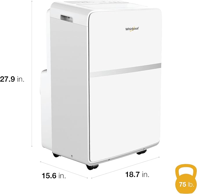 8,000 BTU Portable Air Conditioner for Home with Dehumidifier, A/C Portable Air Conditioner for Apartment and Bedroom, 115V