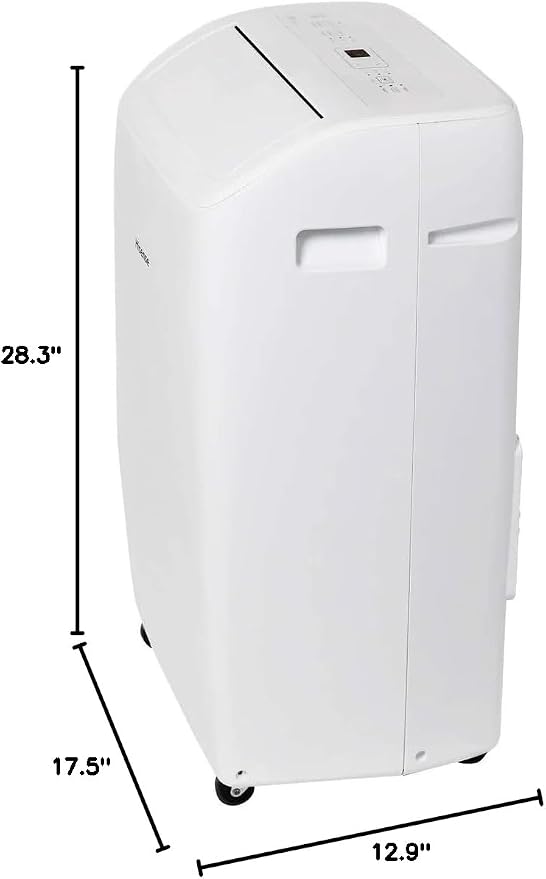8,000 BTU Portable Air Conditioner with Dual Hose & Inverter, 350 Sq Ft, Wi-Fi, ConnectLife App Google and Alexa, 3 operating
