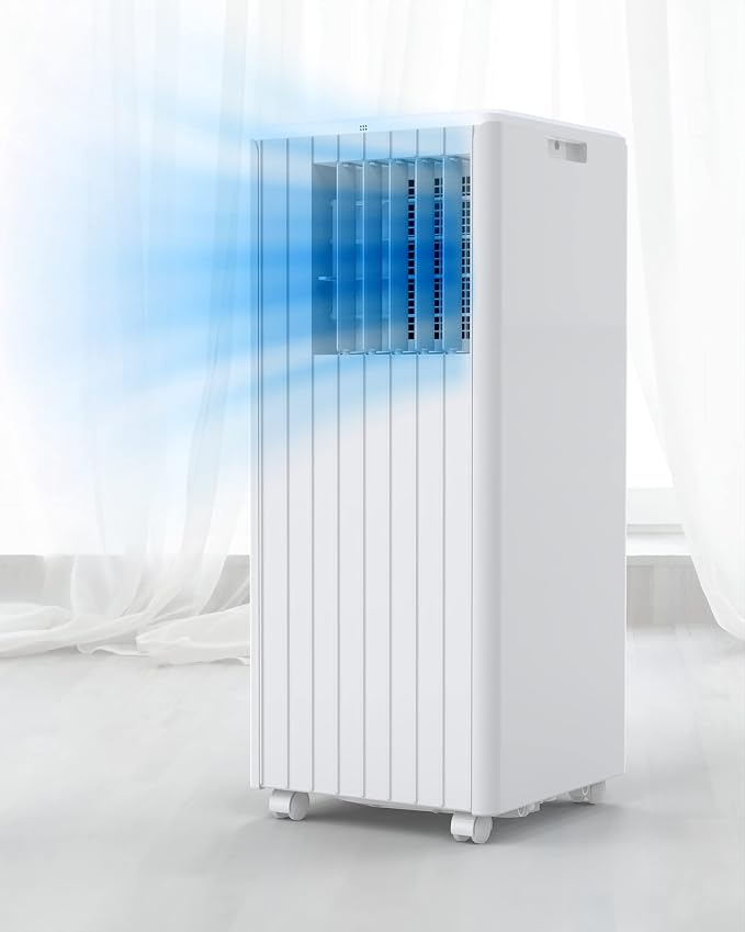 8,000 BTU Portable Air Conditioners Powerful AC Unit for Bedroom Room up to 350 sq.ft Drainage-free Standing Air Conditioner