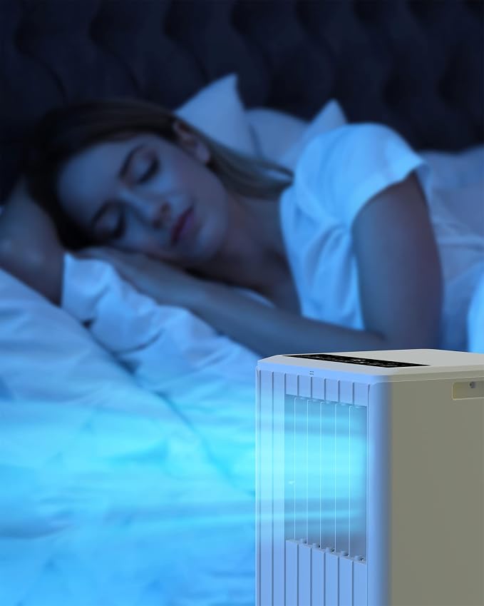 8,000 BTU Portable Air Conditioners Powerful AC Unit for Bedroom Room up to 350 sq.ft Drainage-free Standing Air Conditioner