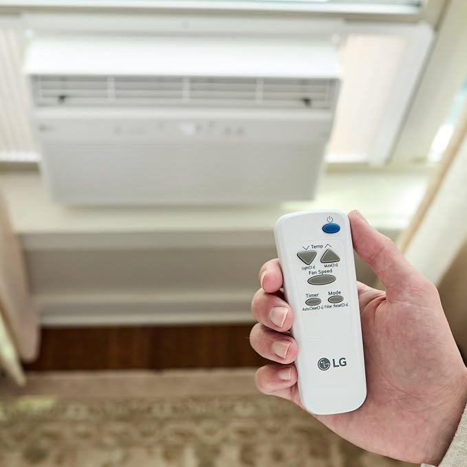 8,000 BTU Smart Window Air Conditioner with Dehumidifier, 115V, Window AC for Medium Rooms up to 350 Sq. Ft., Window Unit AC