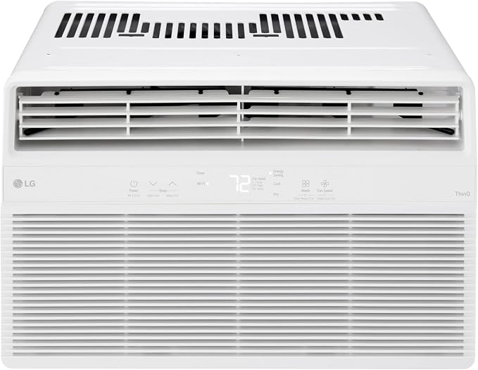 8,000 BTU Smart Window Air Conditioner with Dehumidifier, 115V, Window AC for Medium Rooms up to 350 Sq. Ft, alternate view 8