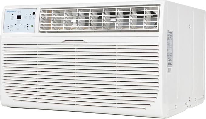 8,000 BTU Wall Mounted Air Conditioner with Supplemental Heat and Dehumidifier Function, 115V, product image
