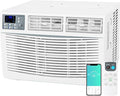 8,000 BTU WiFi Window Air Conditioner, Smart Window AC Unit with Remote, Energy Saving, Easy Install Kit, Cools up to 350