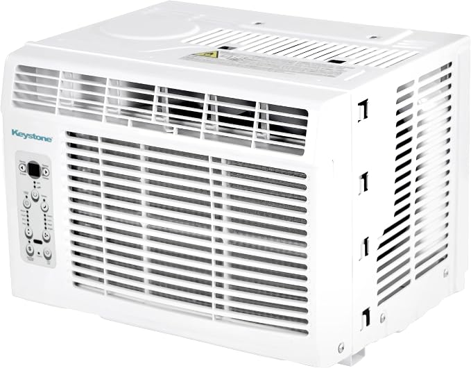 8,000 BTU Window Air Conditioner and Dehumidifier, Window Unit Air Conditioner for Apartment, Living Room, Bathroom