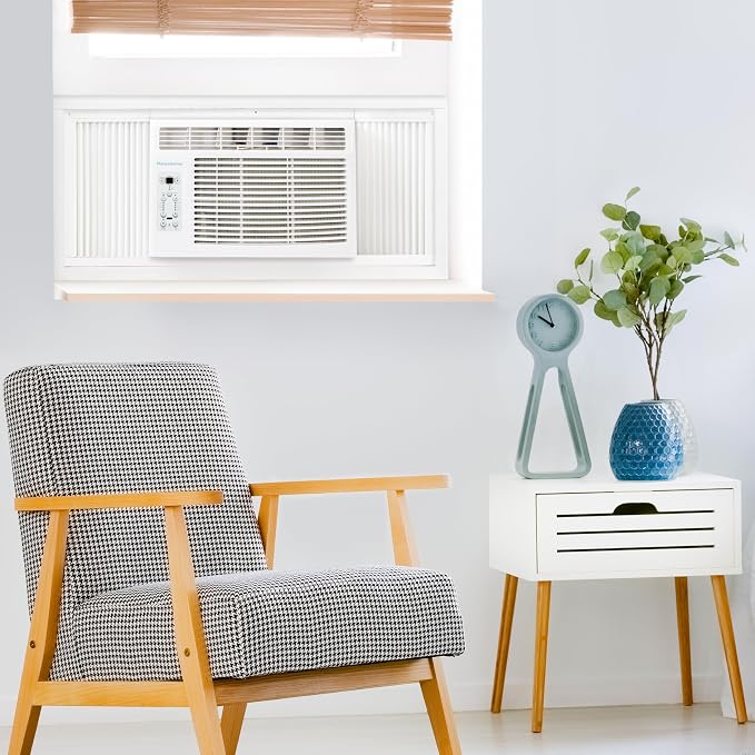 8,000 BTU Window Air Conditioner and Dehumidifier, Window Unit Air Conditioner for Apartment, Living Room, Bathroom