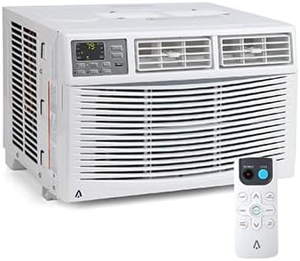 8,000 BTU Window Air Conditioner - Smart Air Conditioner Window Unit, with Dehumidifier, Cools 450 Sq.Ft, 11.4 CEER Energy