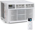 8,000 BTU Window Air Conditioner - Smart Air Conditioner Window Unit, with Dehumidifier, Cools 450 Sq.Ft, 11.4 CEER Energy