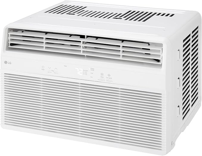 8,000 BTU Window Air Conditioner with Dehumidifier, 115V, Window AC for Medium Rooms up to 350 Sq. Ft. (25' x