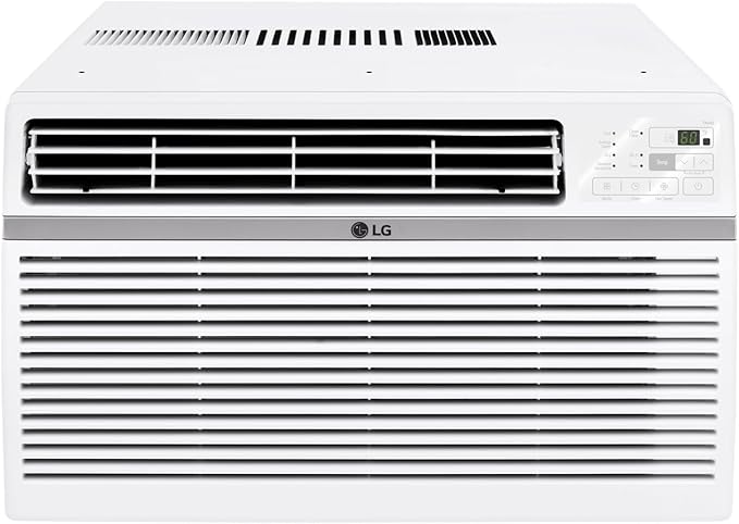 8,000 Window Air Conditioner, 115V, 350 Sq.Ft. (14' x 25' Room Size), Quiet Operation, Electronic Control with Remote, 3