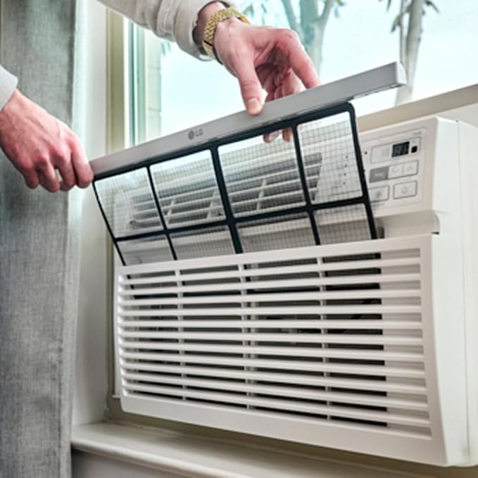 8,000 Window Air Conditioner, 115V, 350 Sq.Ft. (14' x 25' Room Size), Quiet Operation, Electronic Control with Remote, 3
