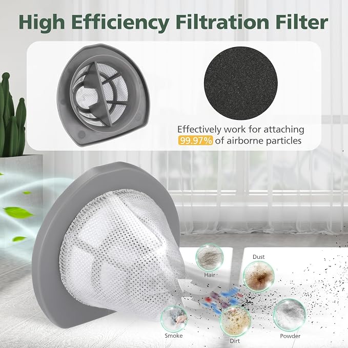 8 PACK 2033 Replacement Filter Compatible with Featherweight Stick Lightweight Bagless Vacuum Cleaner 20331, 20333