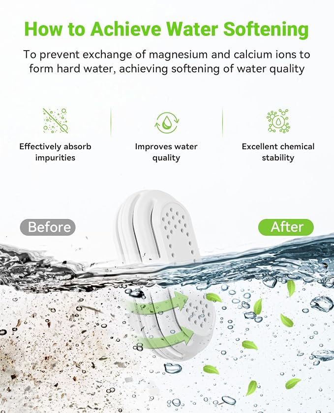 8 Pack Demineralization Cartridge Compatible with All Top Fill Humidifiers, Humidifier Water Cleaners, Efficiently