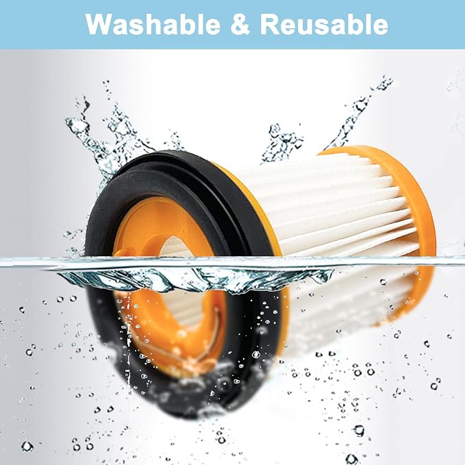8 Pack WV201 Vacuum Filters Replacement for Shark Wandvac ION W1 S87 Cordless Handheld Vacuum WV200, WV201, WV205, WV220