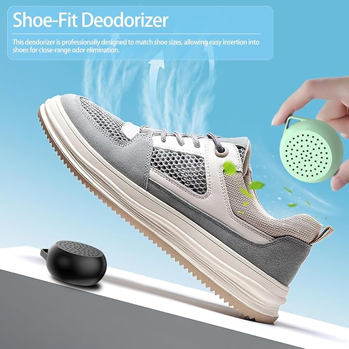 8 Packk Compact Fragrance-Free Odor Eliminator - Closet Freshener, Shoe Cabinet Deodorizer, Shoe Deodorizer, Refrigerator