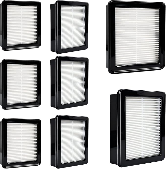 8 Packs 107315 HEPA Filter Replacement Compatible with Coach Pro 10 SC Pro 6 GoFree Flex Pro and ProVac FS 6, product