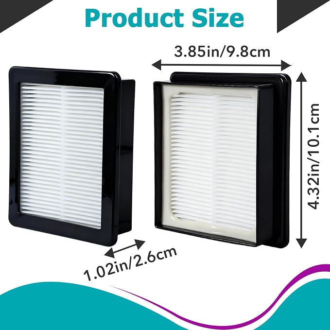 8 Packs 107315 HEPA Filter Replacement Compatible with Coach Pro 10 SC Pro 6 GoFree Flex Pro and ProVac FS 6