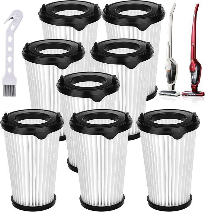 8 Pcs VAF-1TM Filter Replacement Compatible with Ergorapido Stick Vacuum EHVS2510AW VS3510AR Standard & Pet
