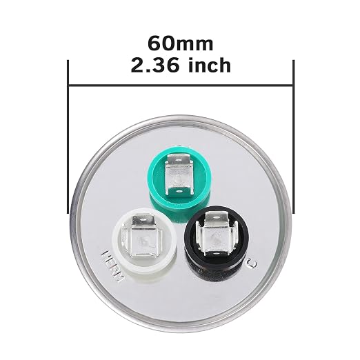 80/10 uF 80+10 MFD 370VAC or 440VAC Dual Run Start Round A/C Capacitor CBB65 CBB65B Air Conditioner Capacitors, alternate