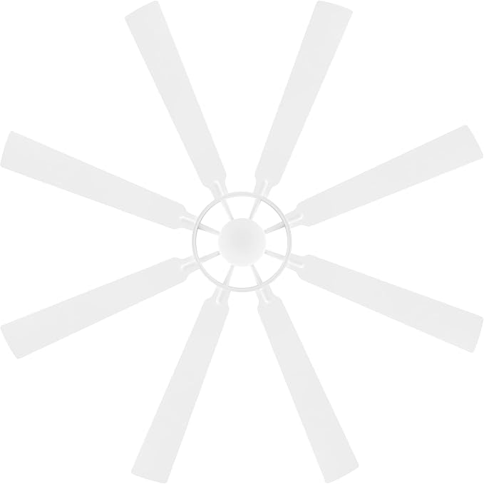 80 Inch Ceiling Fan with Lights and 3 Downrods, 8 Plywood Blades, 6-Speed Noiseless Reversible DC Motor, 3CCT, Windmill