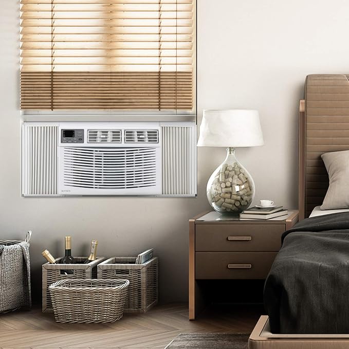 8000 BTU Air Conditioner Window Unit, 3-in-1 Window AC Unit Cooler, Dehumidifier & Fan with Timer, alternate product view 2