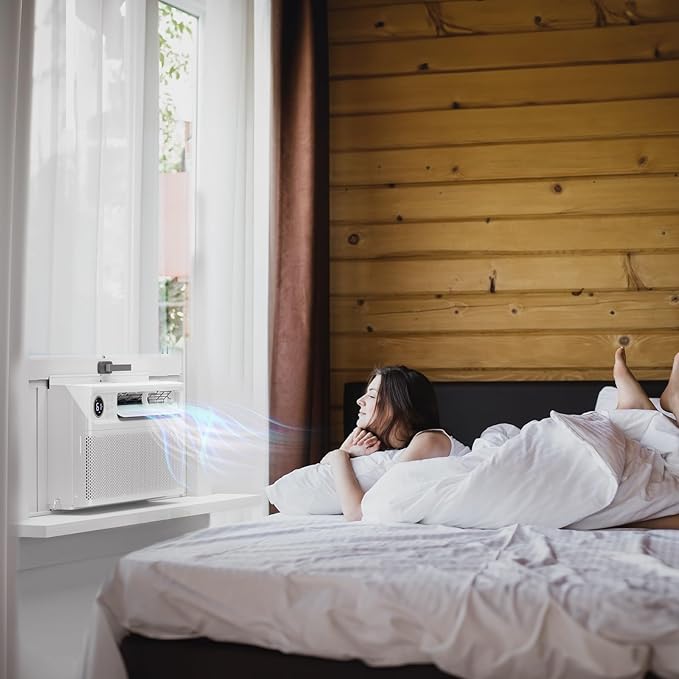 8000 BTU Inverter Window Air Conditioner with WiFi, Energy-Star Window AC Unit with Remote & App Control, alternate product