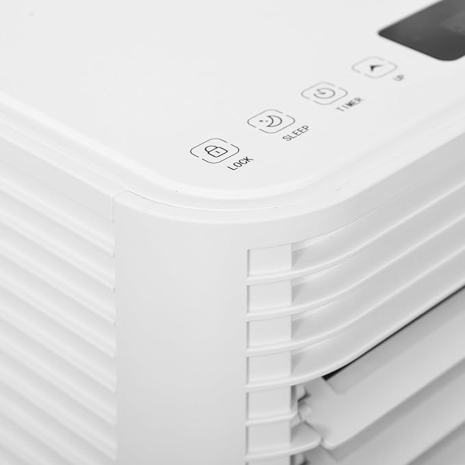 8000 BTU Mobile Portable Air Conditioner for Rooms Up to 344 Sq.Ft., 3-in-1 AC Unit with Dehumidifier, Cooling Fan, Remote
