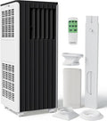 8000 BTU Portable Air Conditioner, 3-in-1 Cooling, Dehumidifier & Fan for Rooms Up to 350 Sq. Ft. | Sleep Mode |